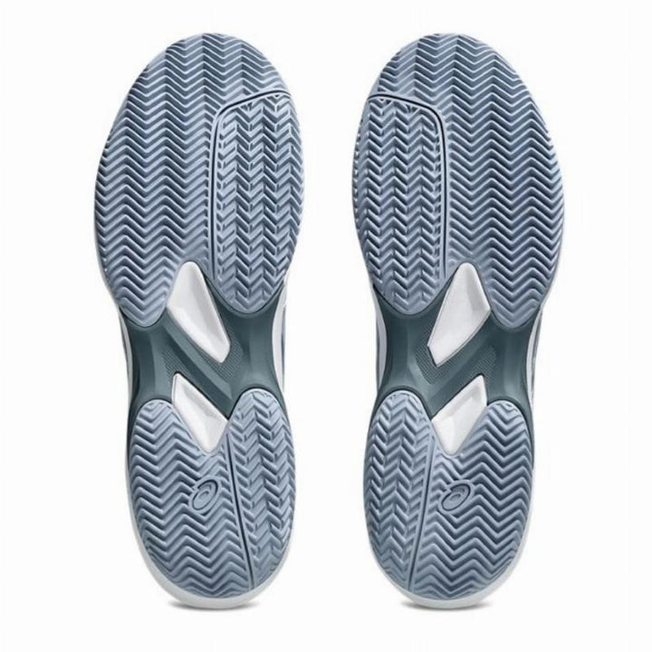 Zapatillas de Padel Asics Game FF Clay Gris Azul Verde Acero