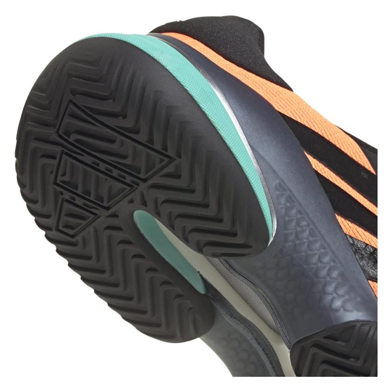Zapatillas de Padel Adidas Barricade 14 Naranja Negro Aqua