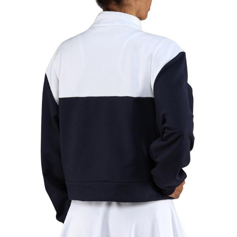 Sudadera Endless Vibe Blanco Azul Marino