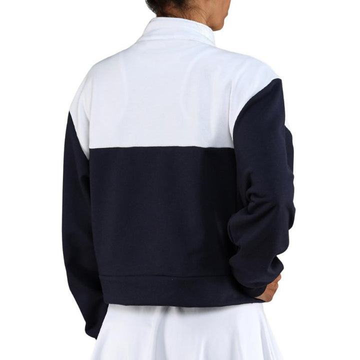 Sudadera Endless Vibe Blanco Azul Marino