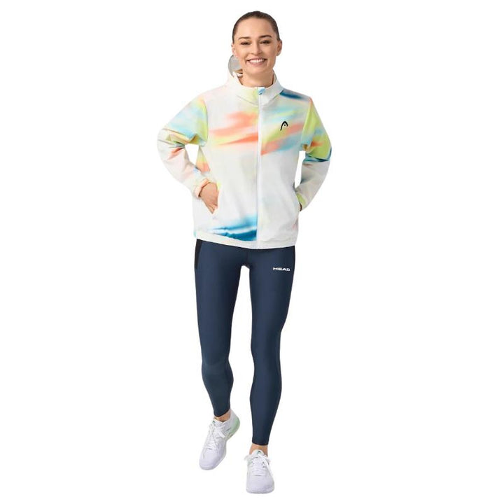 Chaqueta Head Blur Print Mujer