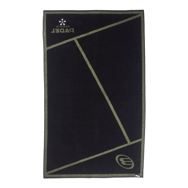 Toalla Bullpadel Premier Padel 100x50 Kaki Negro