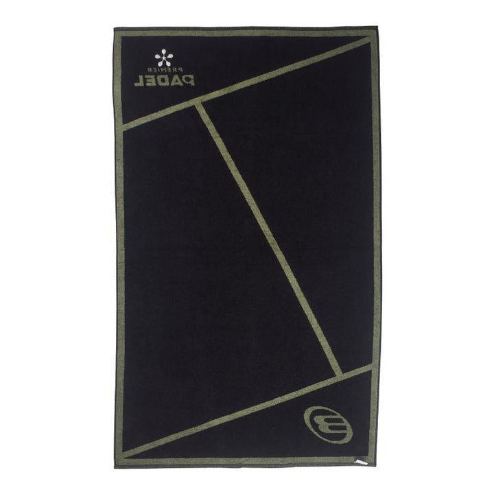 Toalla Bullpadel Premier Padel 150x90 Kaki Negro
