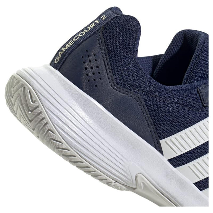 Zapatillas de Padel Adidas GameCourt 2 Azul Oscuro Blanco