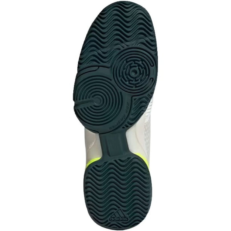 Zapatillas de Padel Adidas Barricade K Blanco Negro Verde Junior
