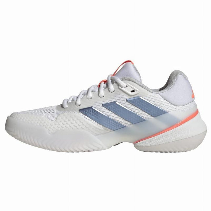 Zapatillas de Pádel Adidas Barricade 14 Blanco Azul Naranja Mujer