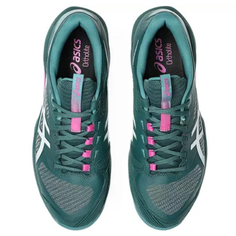 Zapatillas de Padel Asics Solution Speed FF 4 Clay Azul Oscuro Blanco
