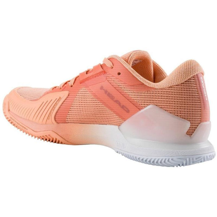 Zapatillas de Pádel de Pádel Head Sprint Pro 4.0 Clay Coral Blanco Mujer