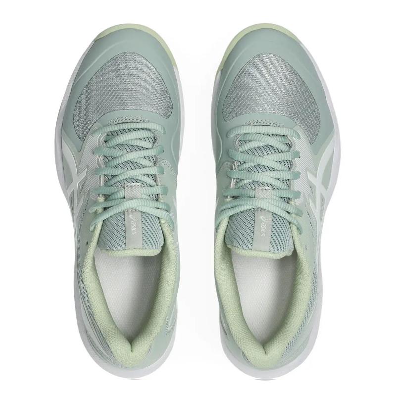 Zapatillas de Padel Asics Game FF Clay Verde Liquen Blanco Mujer