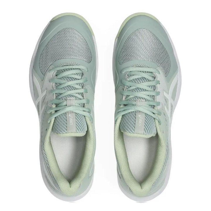 Zapatillas de Padel Asics Game FF Clay Verde Liquen Blanco Mujer