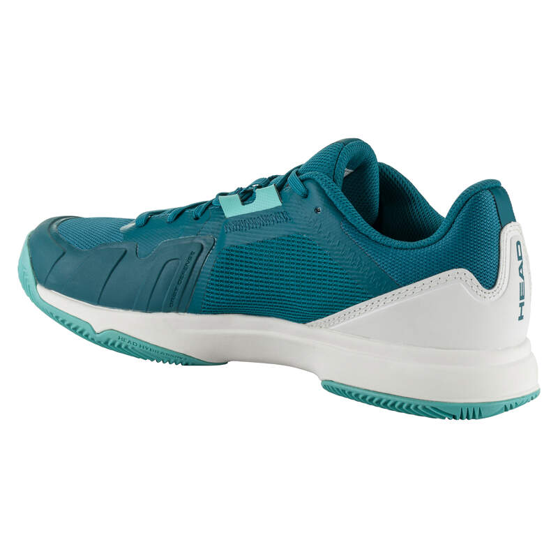 Zapatillas de Padel Head Sprint Team 3.5 Clay Azul Stone Blanco Mujer