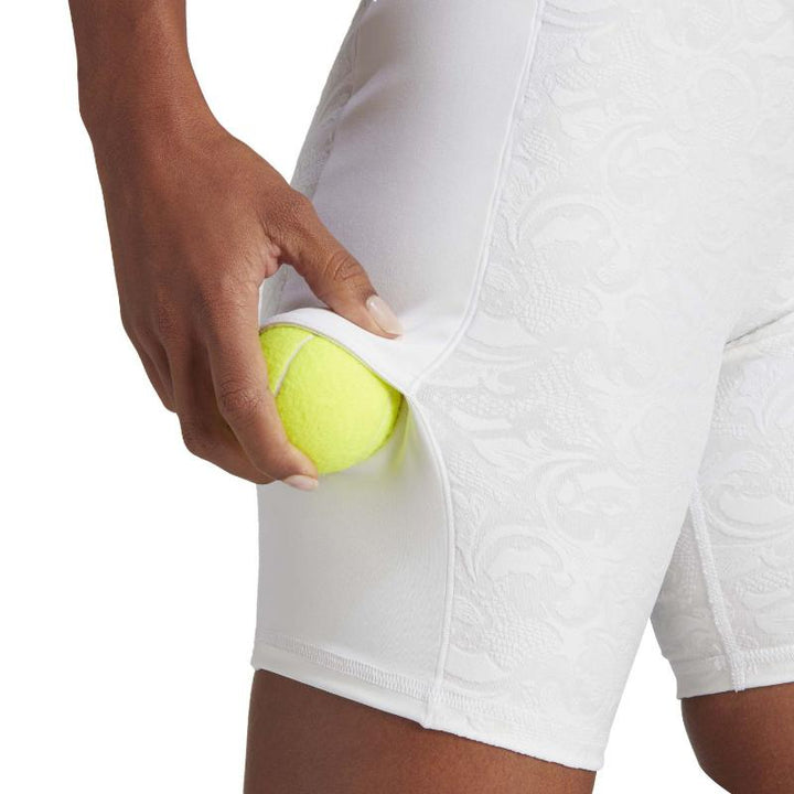 Falda Adidas Pleated Aeroready Pro Negro Blanco