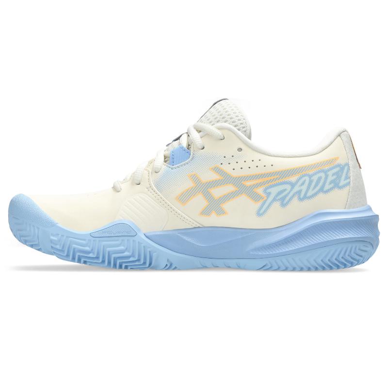 Zapatillas de Padel Asics Gel Challenger 15 Padel Crema Azul Stone Mujer