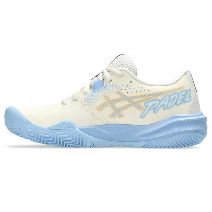 Zapatillas de Padel Asics Gel Challenger 15 Padel Crema Azul Stone Mujer