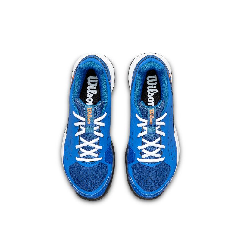 Zapatillas Wilson Rush Pro L Azul Naranja Junior