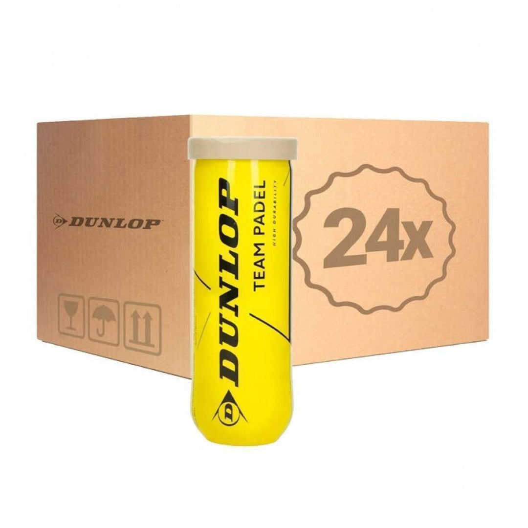Cajon 72 Pelotas - 24 Botes de 3 uds - Dunlop Team Padel | Dunlop
