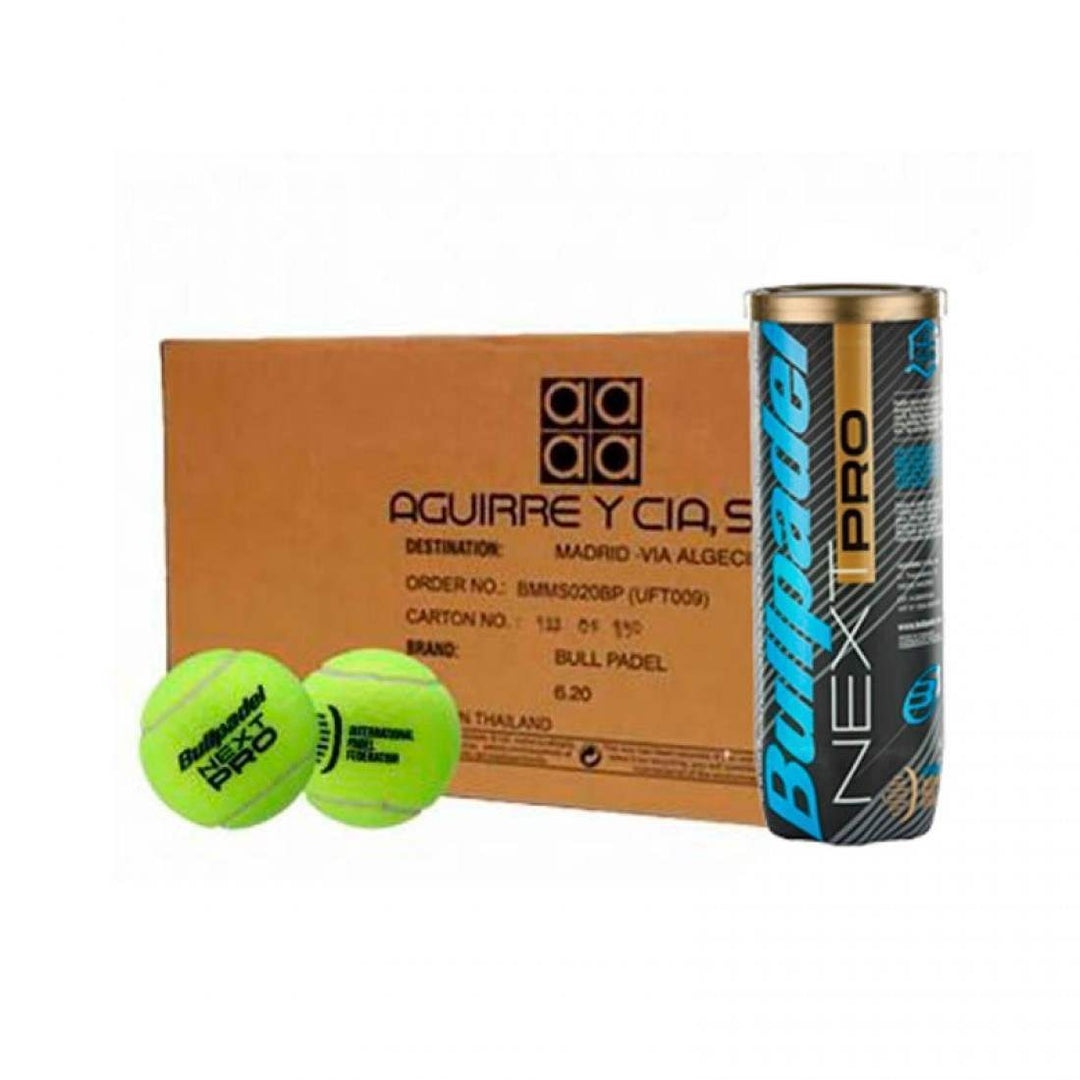 Cajon 72 Pelotas - 24 Botes de 3 uds - Bullpadel FIP Next Pro | Bullpadel
