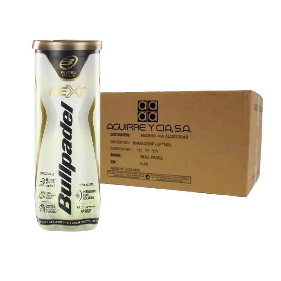 Cajon 72 Pelotas - 24 Botes de 3 uds - Bullpadel FIP Next
