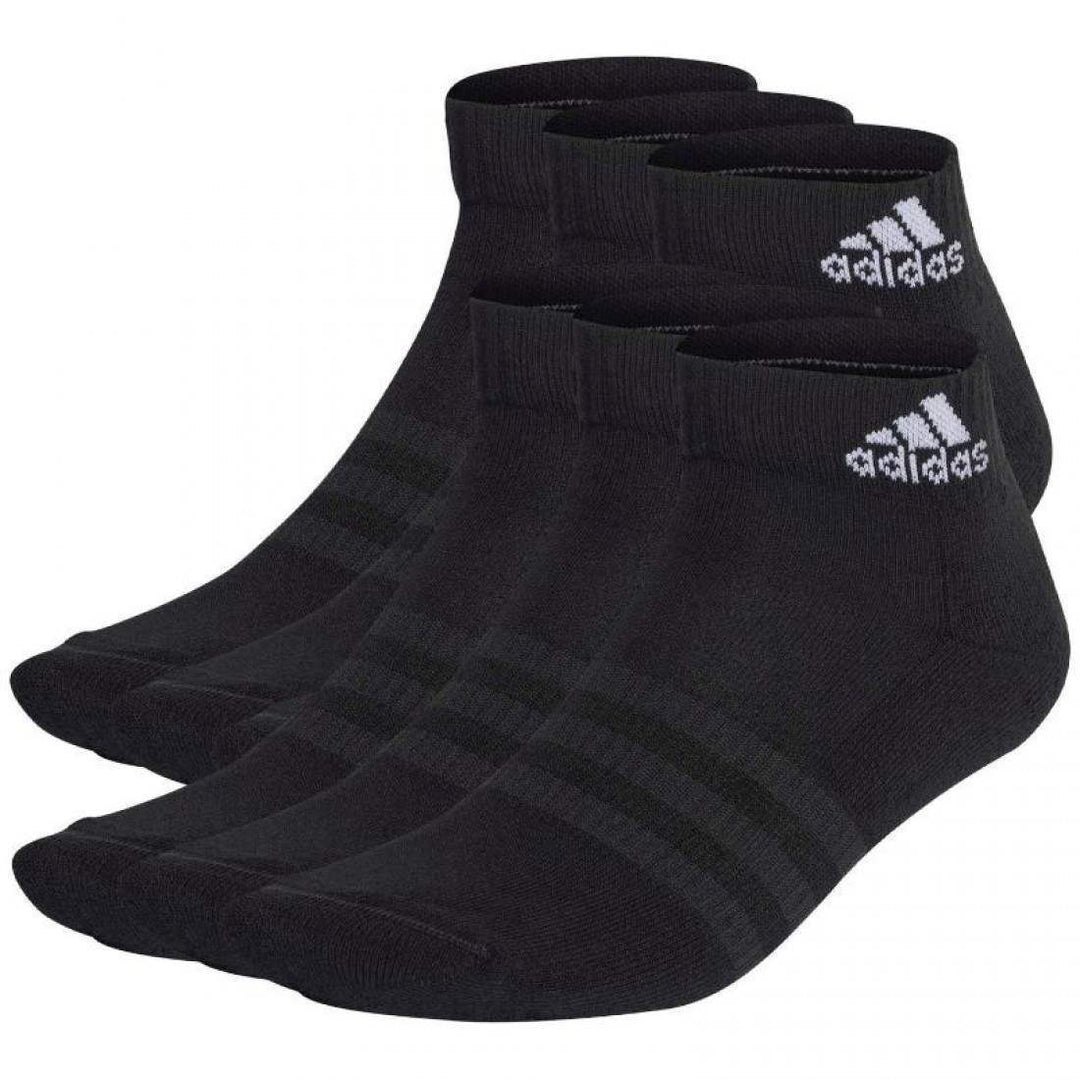 Calcetines Adidas Cushioned Tobilleros Negro 6 Pares | Adidas