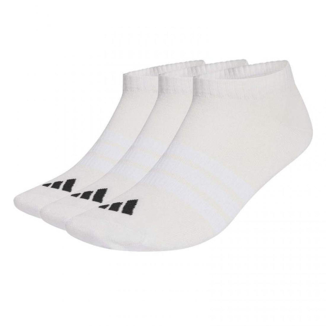Calcetines Adidas Essentials Low Blanco 3 Pares | Tienda Padelpoint