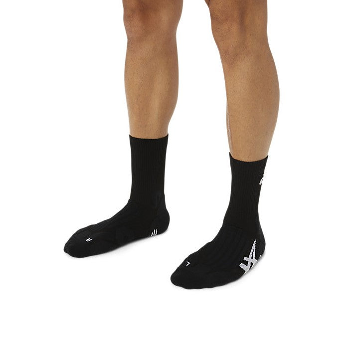 Asics Crew Court Socks Black 1 Pair
