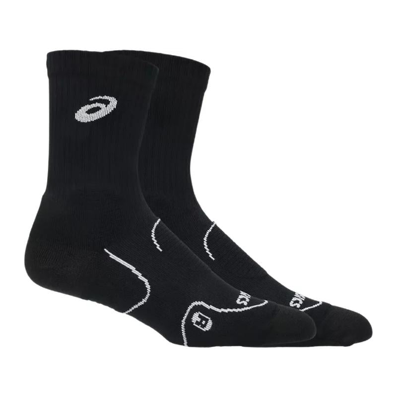 Calcetines Asics Crew Court Tennis Negro 1 Par