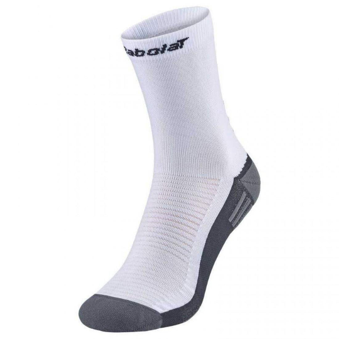 Calcetines Babolat Mid Shadow Blanco Negro 1 Par | Babolat