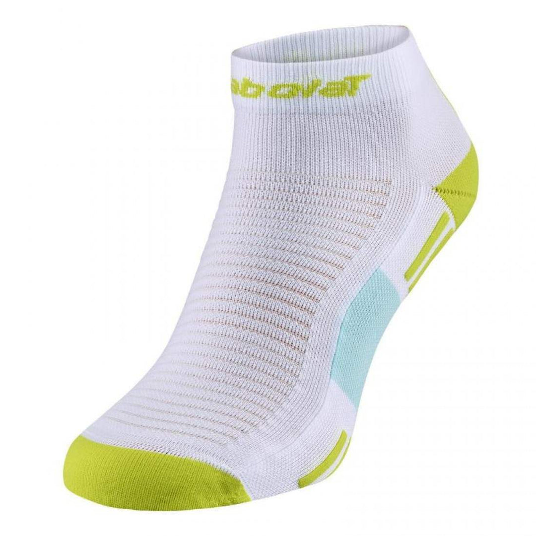 Calcetines Babolat Padel Quarter Blanco Azufre 1 Par