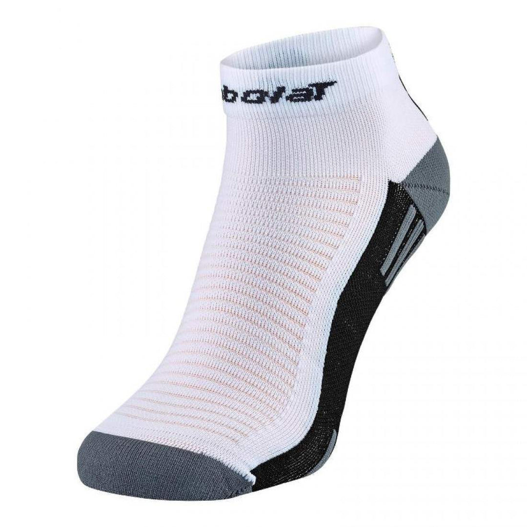 Calcetines Babolat Padel Quarter Blanco Negro 1 Par