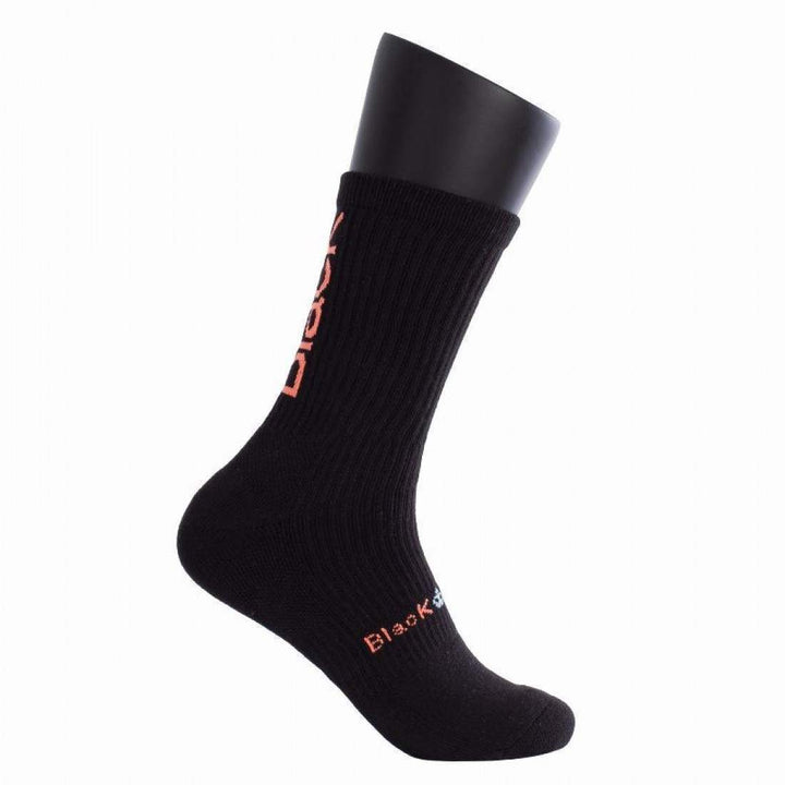 Calcetines Black Crown Pro Altos Negro Coral 1 Par | Tienda Padelpoint