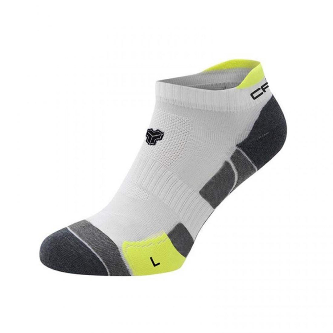 Calcetines Cartri Axel Crew Blanco Verde 1 Par | Cartri