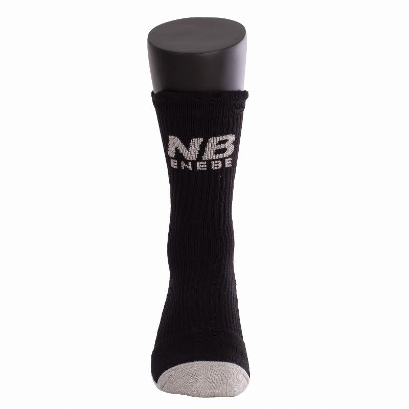 Calcetines Enebe Future Caña Media Negro Gris 1 Par