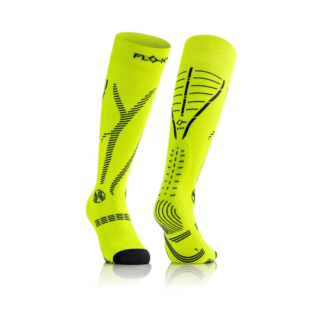 Calcetines Floky Multisport GRF Long Amarillo Fluor
