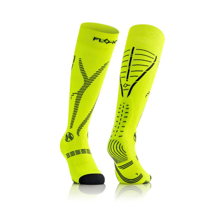Calcetines Floky Multisport GRF Long Amarillo Fluor