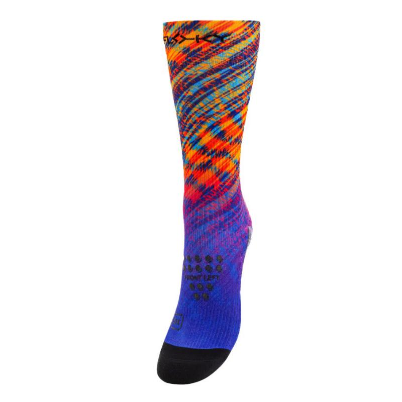 Floky S-Mash 3D Fantasy Rio Orange Blue Socks