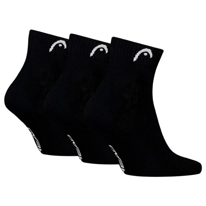 Calzini Head All Sports Quarter Neri 3 Paia