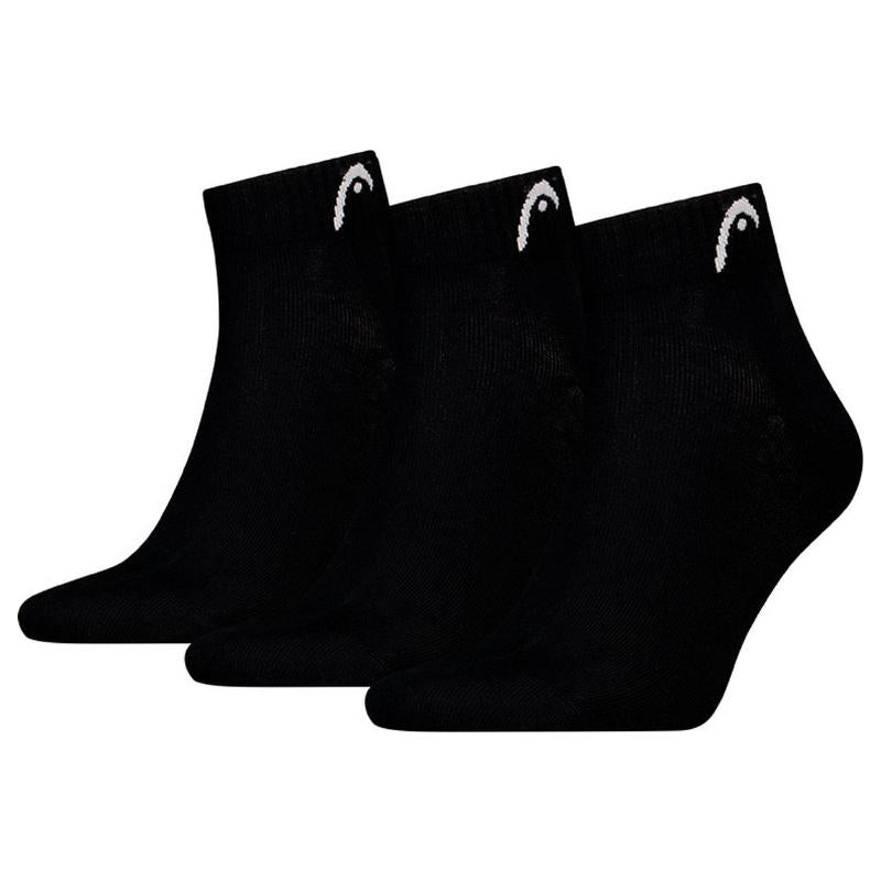 Calzini Head All Sports Quarter Neri 3 Paia