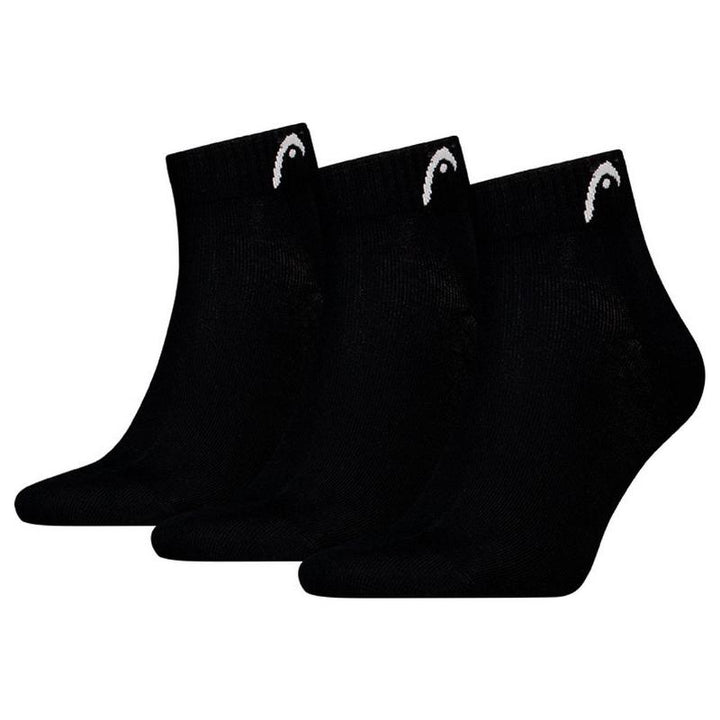 Calzini Head All Sports Quarter Neri 3 Paia