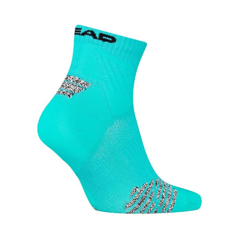 Calze Head Performance Padel Quarter Blu Acqua 1 Paio