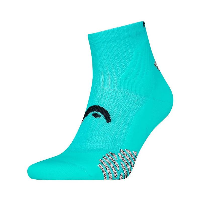 Calze Head Performance Padel Quarter Blu Acqua 1 Paio
