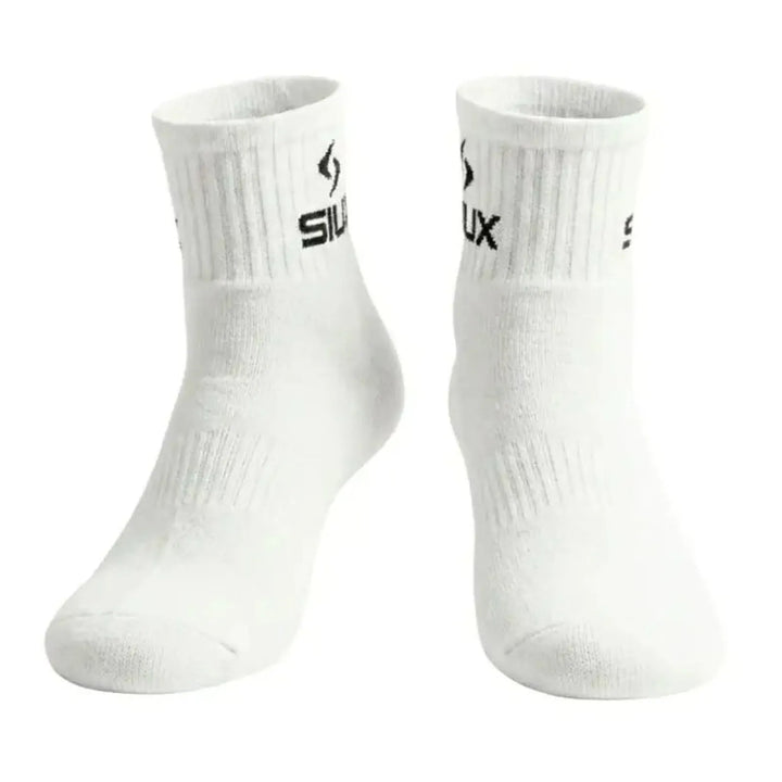 Calcetines Siux Basic 26 Caña Media Blanco 3 Pares