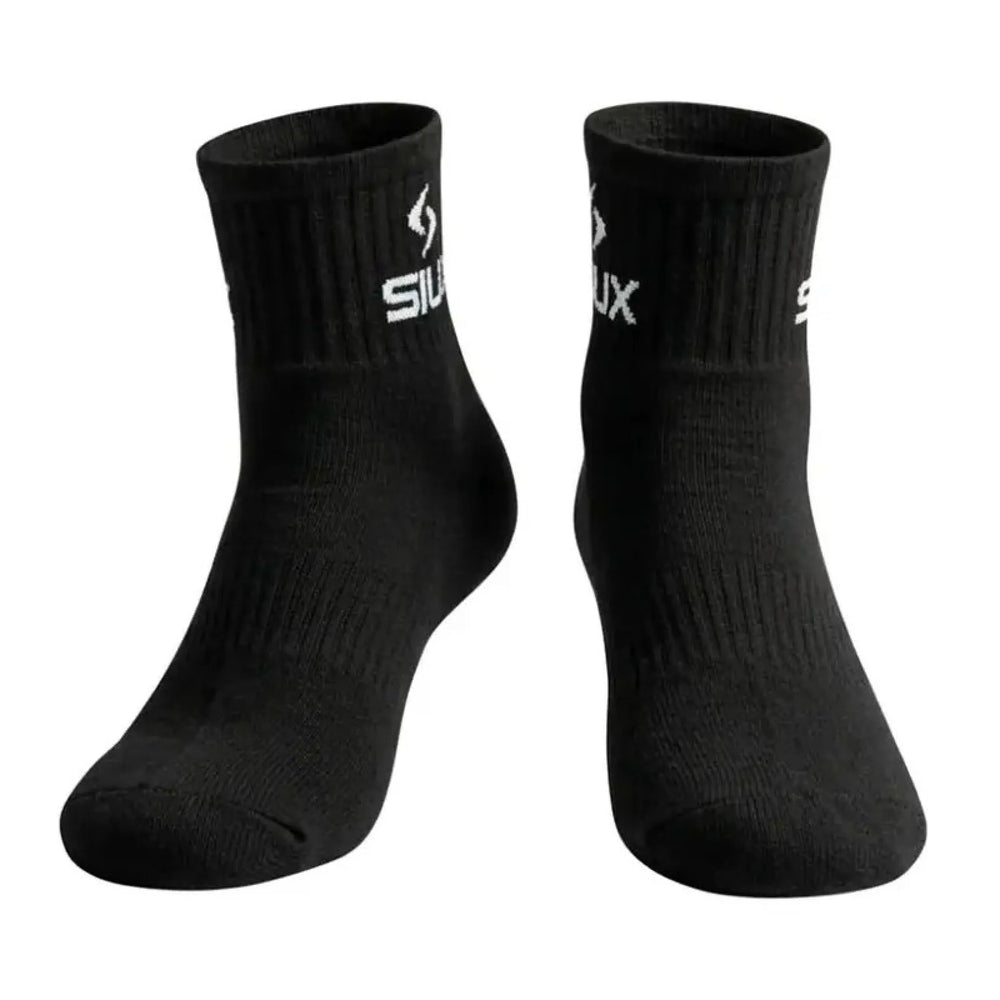 Calcetines Siux Basic 26 Caña Media Negro 3 Pares