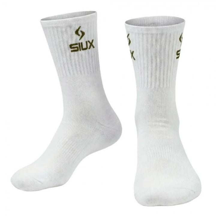Calcetines Siux Groove Caña Alta Verde Blanco 2 Pares