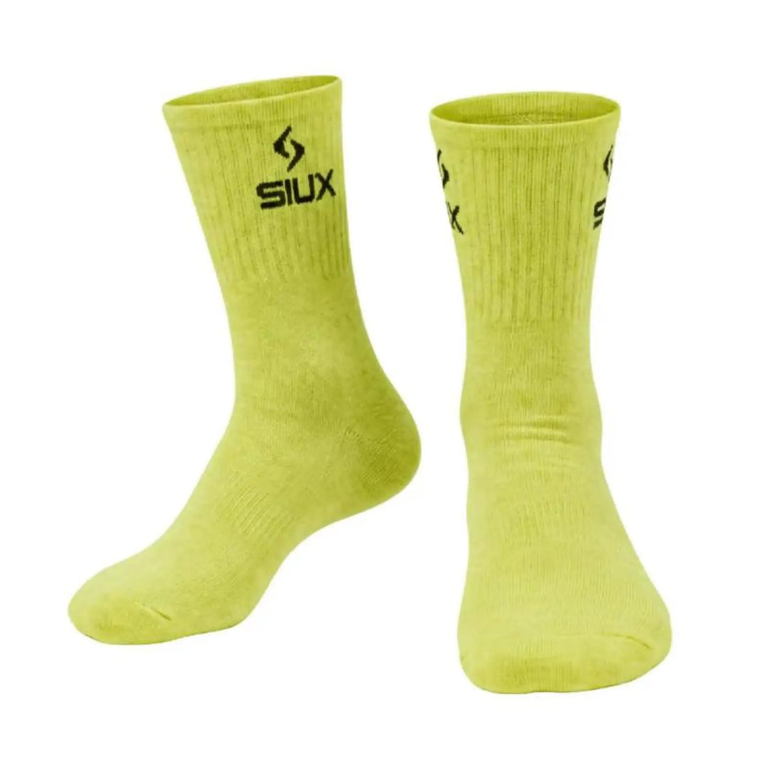 Calcetines Siux Groove Caña Alta Verde Lila 2 Pares