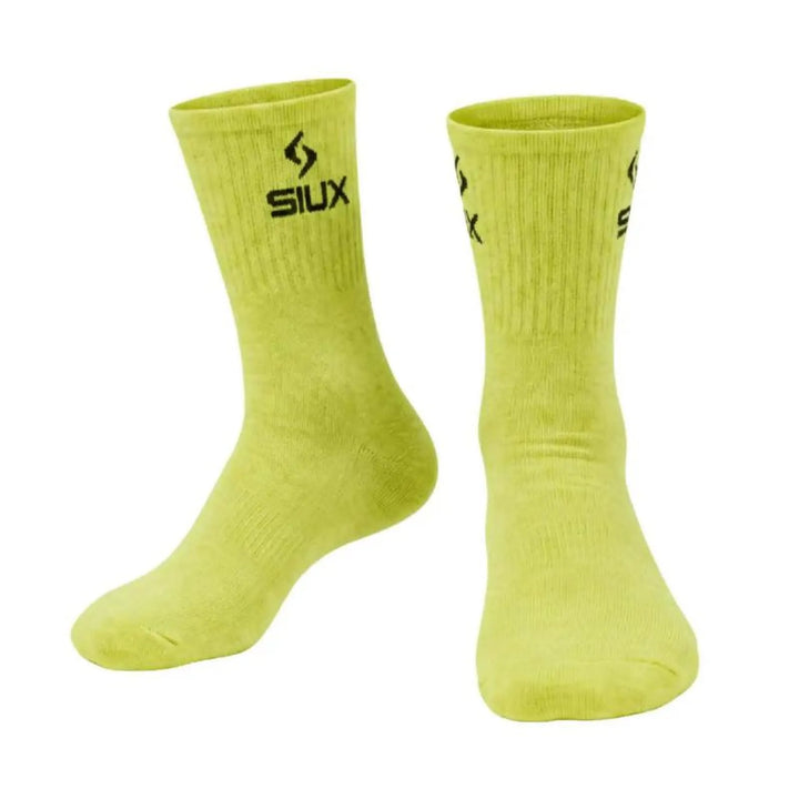 Calcetines Siux Groove Caña Alta Verde Lila 2 Pares
