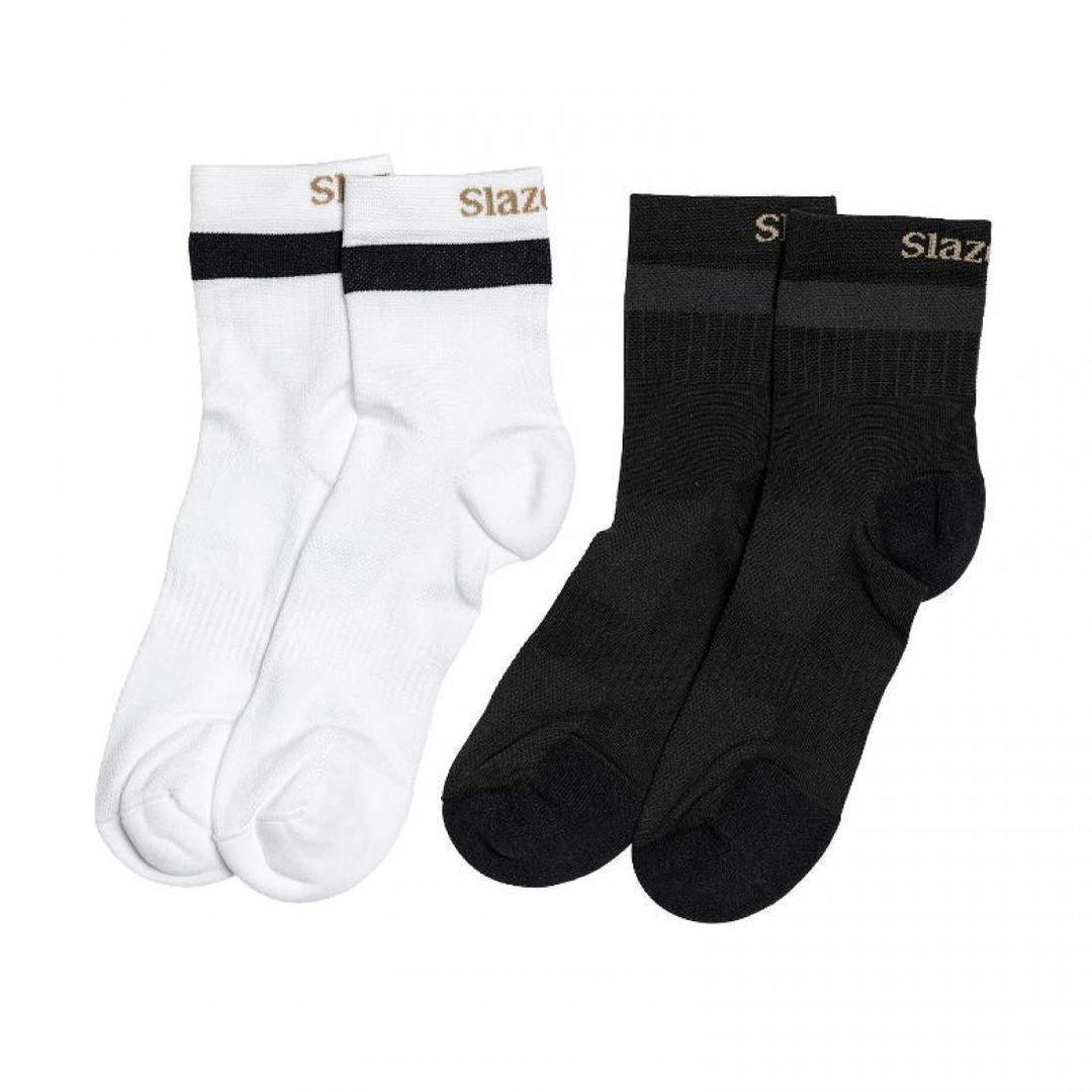 Calcetines Slazenger Alejandra Blanco Negro 2 Pares | Slazenger