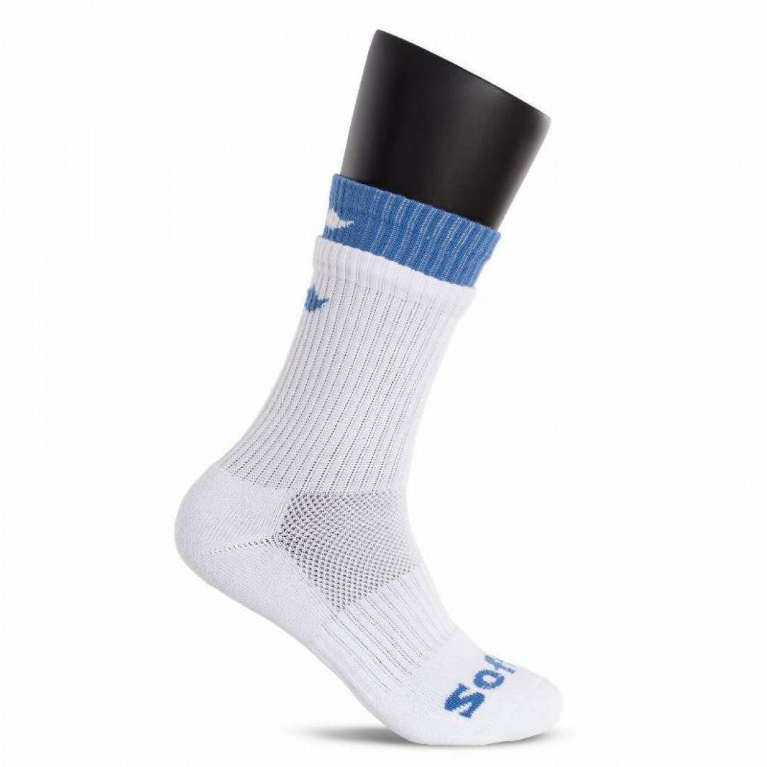 Calcetines Softee Doble Blanco Marino 1 Par