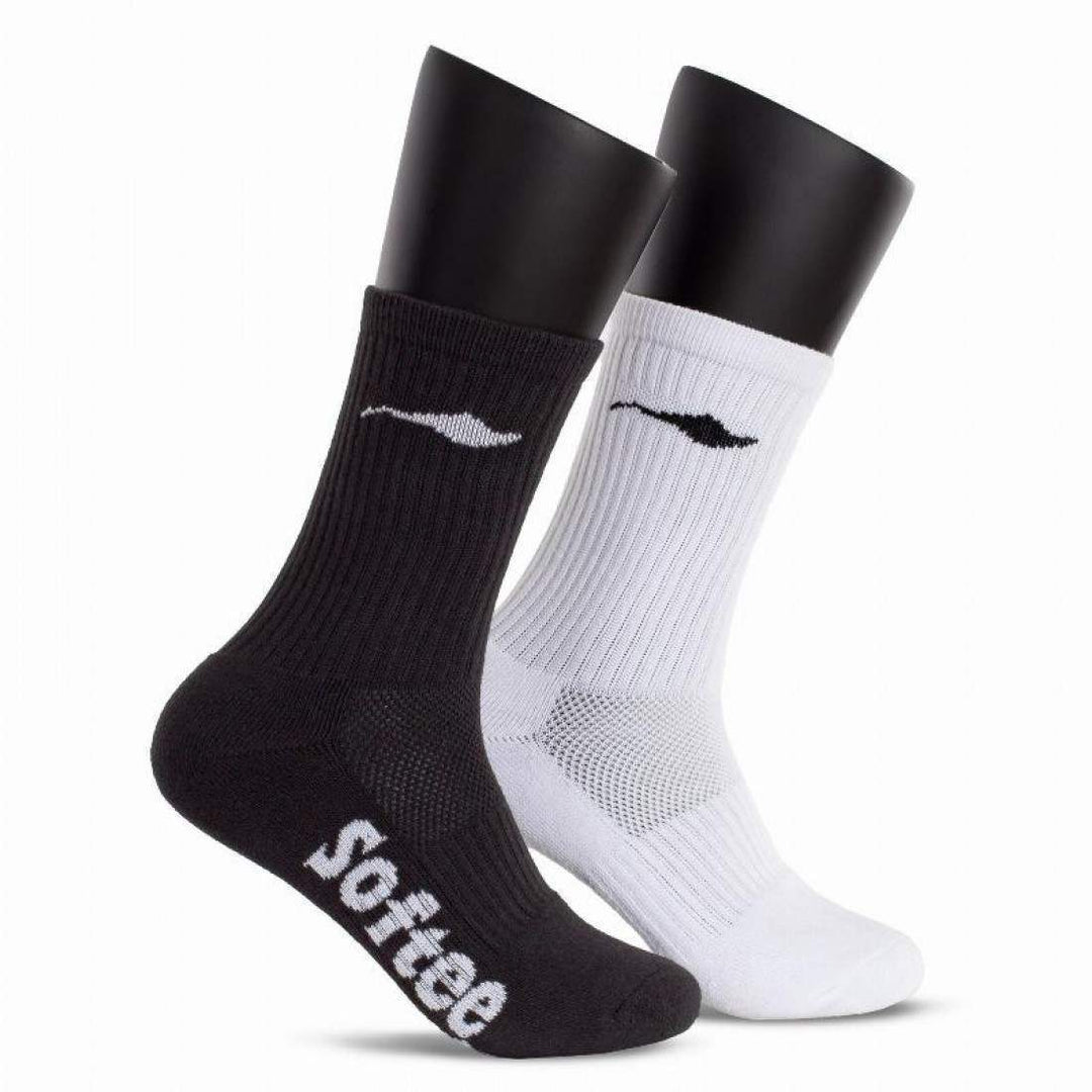 Calcetines Softee Duo Blanco Negro 1 Par