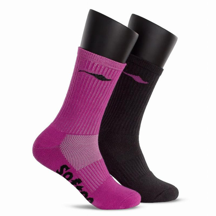 Calzini Softee Duo Nero Viola 1 Paio