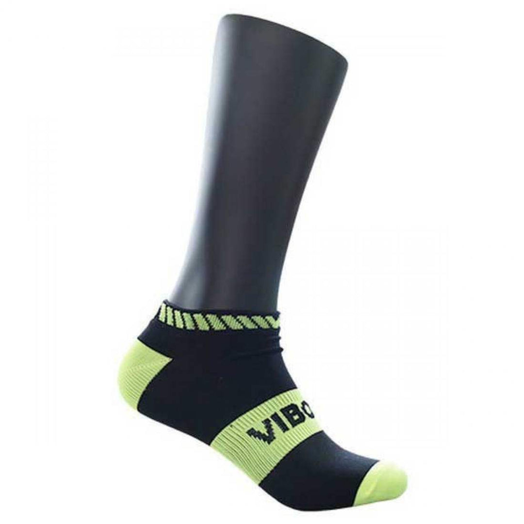 Calcetines Vibora Invisibles Negro Amarillo 1 Par | Vibora